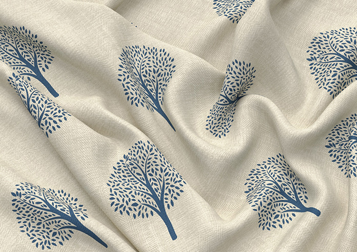 Emily Bond Yew Tree, Navy - Made to Measure Curtains - Image 4